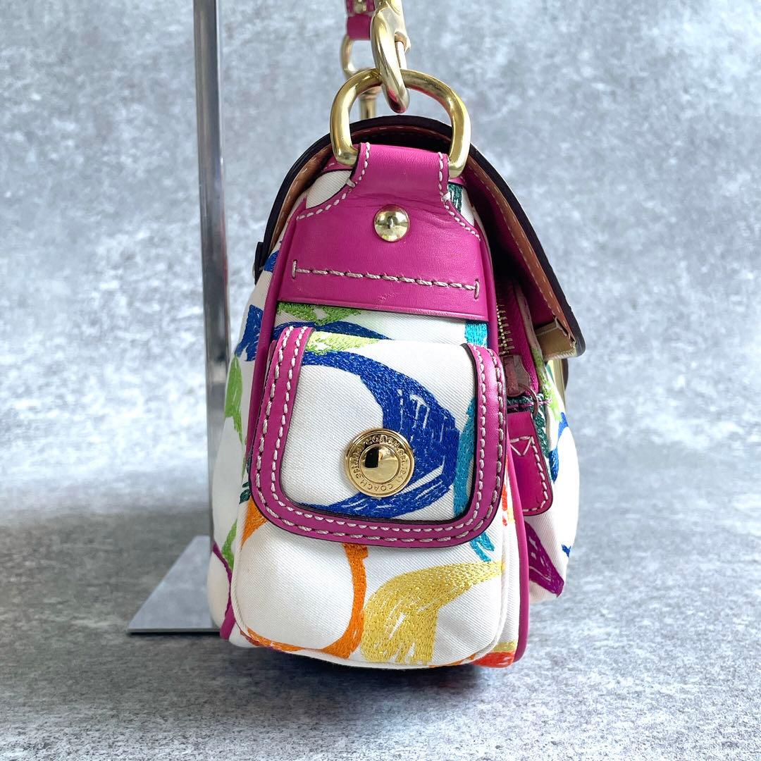 y2k COACH Scribble Stitch Pocket FlapLtd — image 4