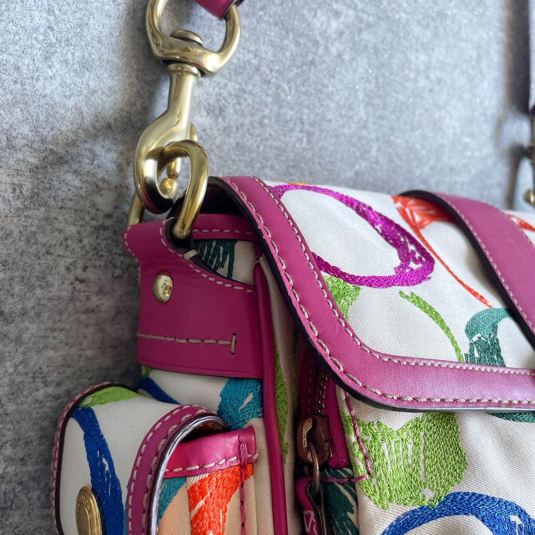 y2k COACH Scribble Stitch Pocket FlapLtd — image 5