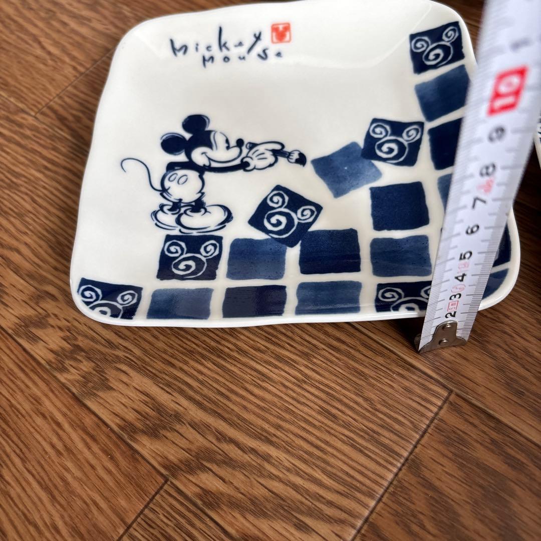 Disney Mickey Mouse 角皿 5枚セット 和風デザイン — image 3