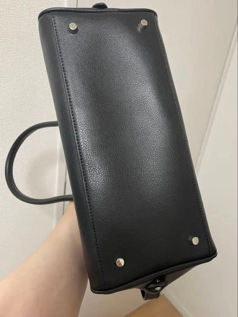 Dunst 黒 レザーハンドバッグ　small — image 4