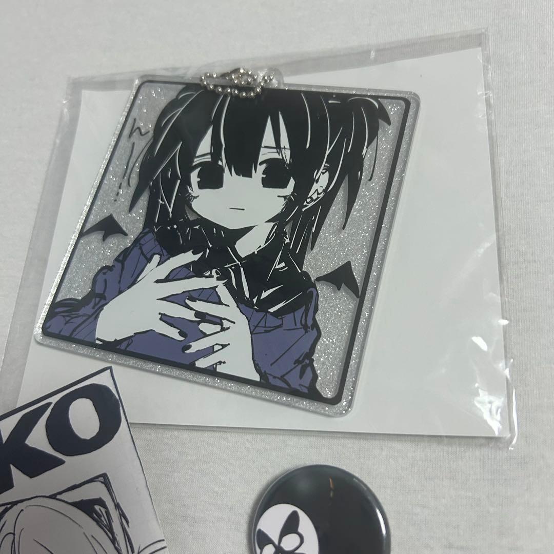 JIKO サブカル 自己 アクリルキーホルダー ストラップ ステッカー 缶バッジ — image 2