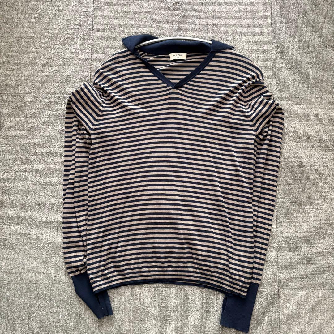 SIMPLE PROJECT STRIPED POLO — image 4
