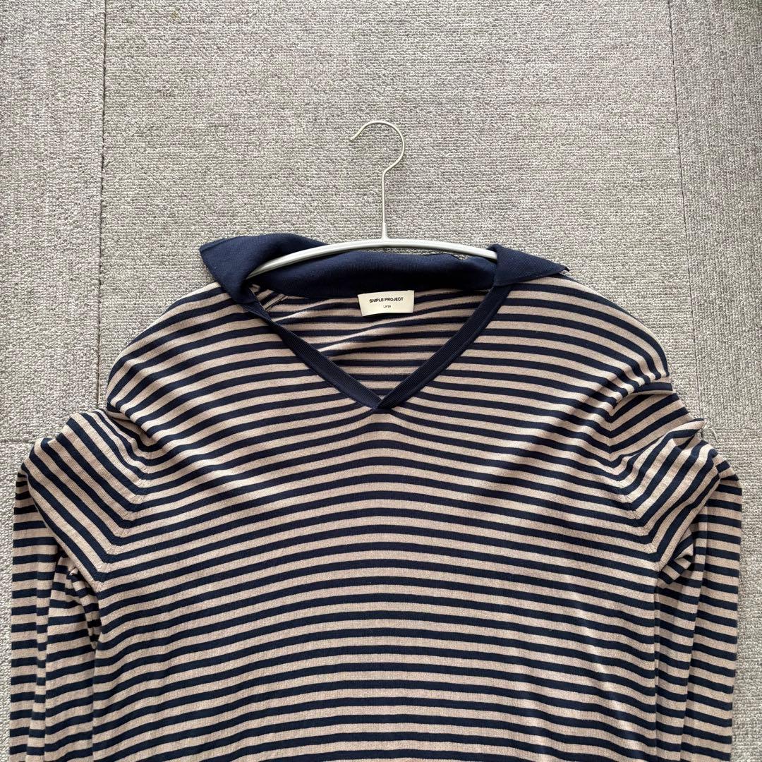 SIMPLE PROJECT STRIPED POLO — image 5