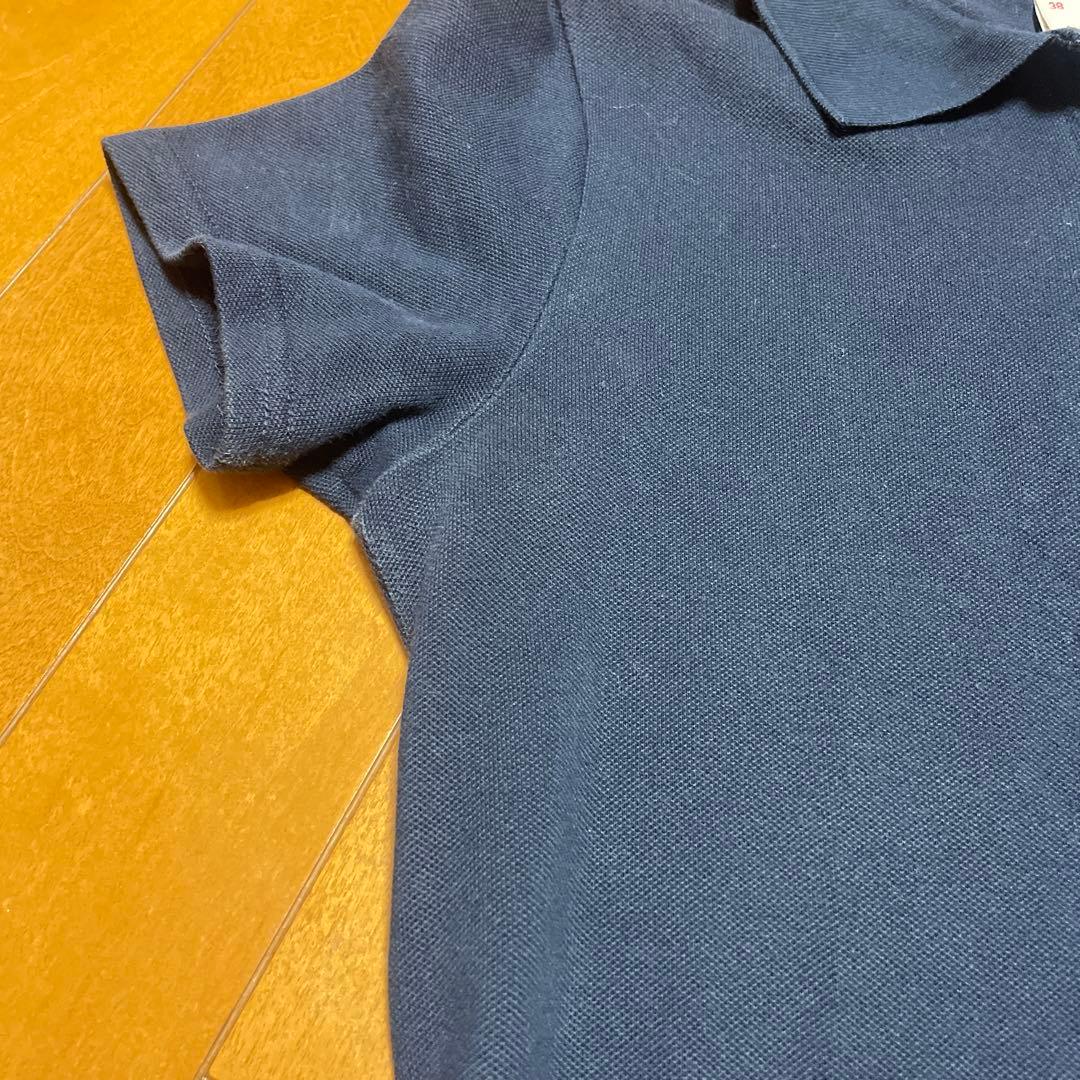 LACOSTE ラコステ ミニポロワンピース ネイビー 38 y2k 鹿の子 — image 4