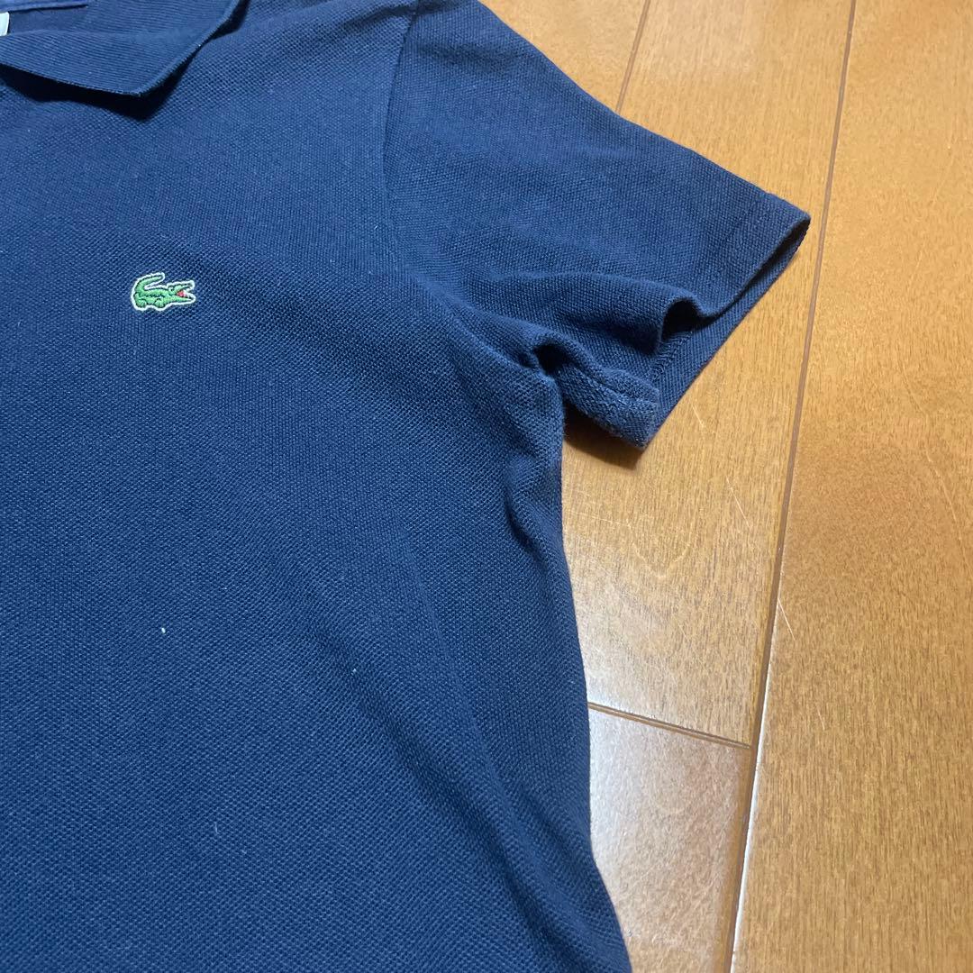 LACOSTE ラコステ ミニポロワンピース ネイビー 38 y2k 鹿の子 — image 5