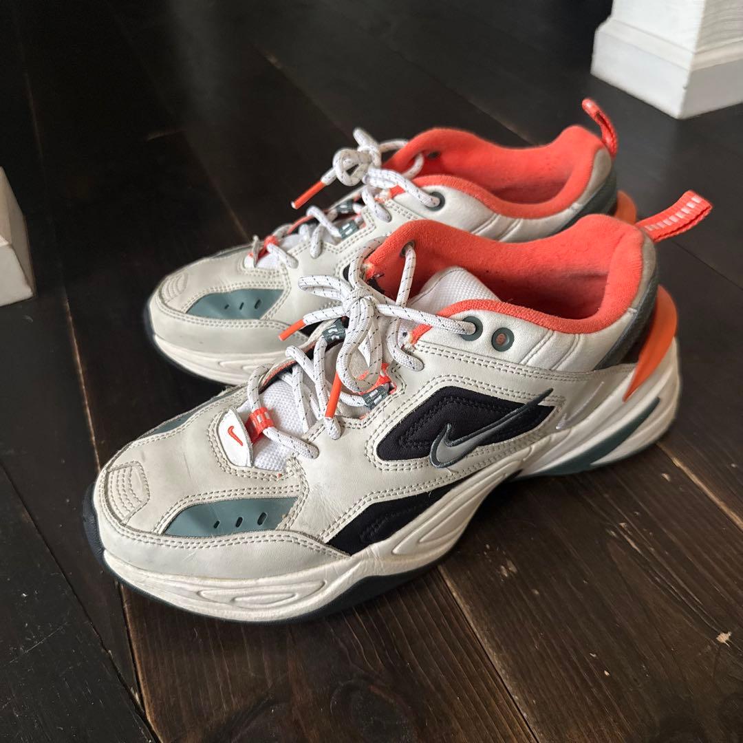 【美品✨】NIKE M2K テクノ スニーカー ホワイト オレンジ　27cm — image 2