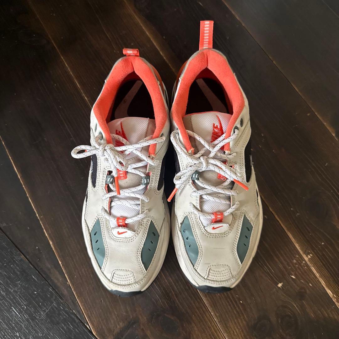 【美品✨】NIKE M2K テクノ スニーカー ホワイト オレンジ　27cm — image 3