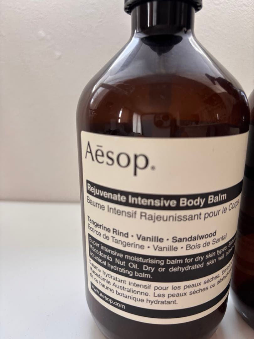 Aesop レスレクション ハンドウォッシュ & ボディバーム　空ボトル — image 2