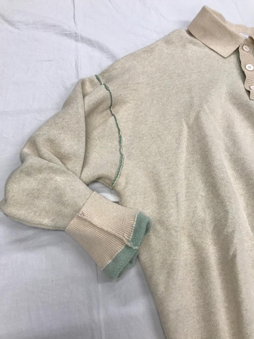 4NIKO AND... ニット ポロシャツ ベージュ Mサイズ — image 5