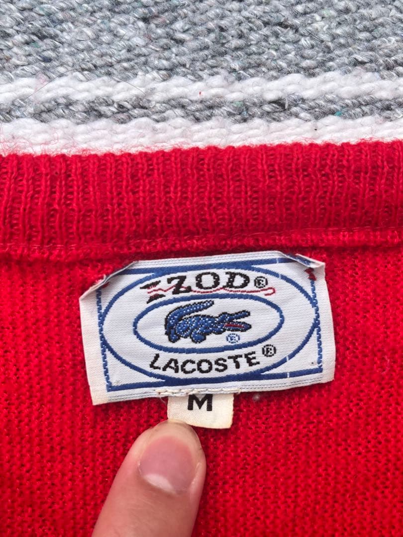 70s IZOD LACOSTE Ｖネックニット — image 3