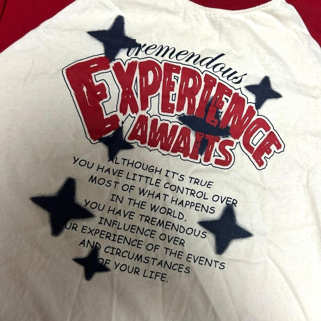 美品 sedacle セダクル ラグラン 長袖Tシャツ 星 グラフィック Y2K — image 4