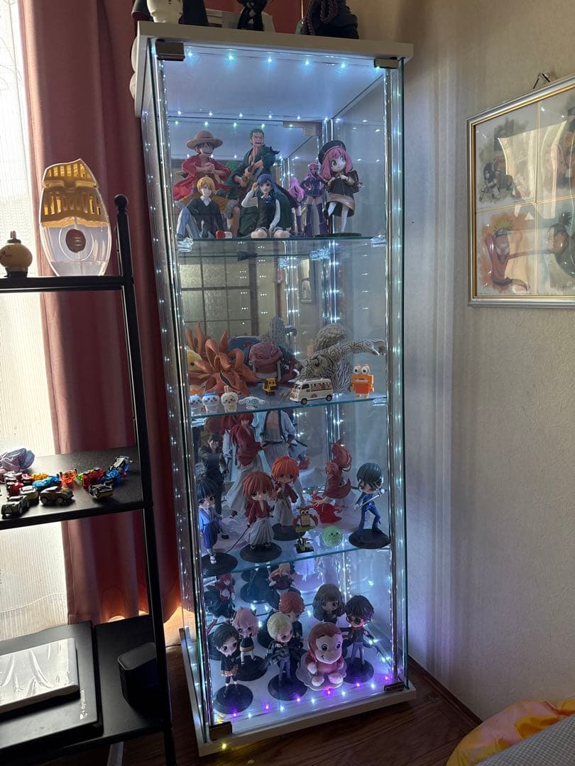 LED照明付き ガラスコレクションケース — image 2