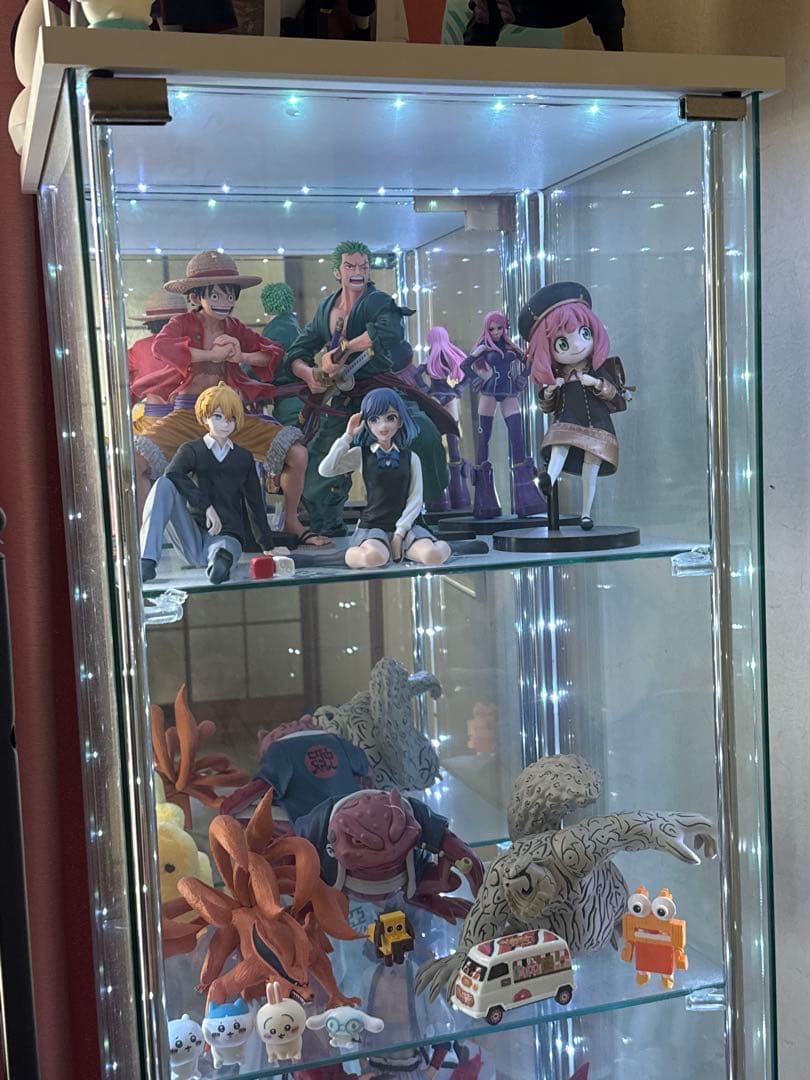 LED照明付き ガラスコレクションケース — image 4