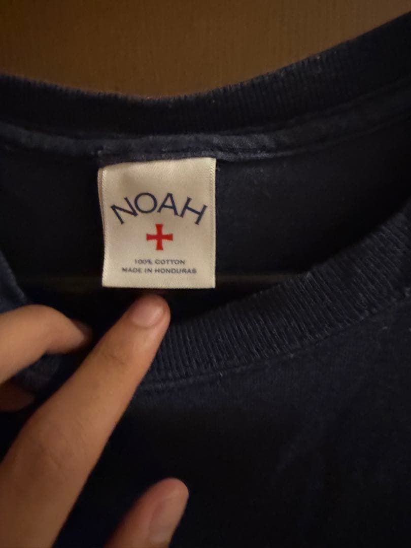 NOAH ロゴ Tシャツ ネイビー XSサイズ — image 2