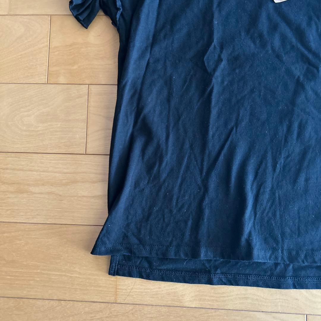 新品 ANTIQULOTHES 袖フリル Tシャツ トップス USAコットン — image 4