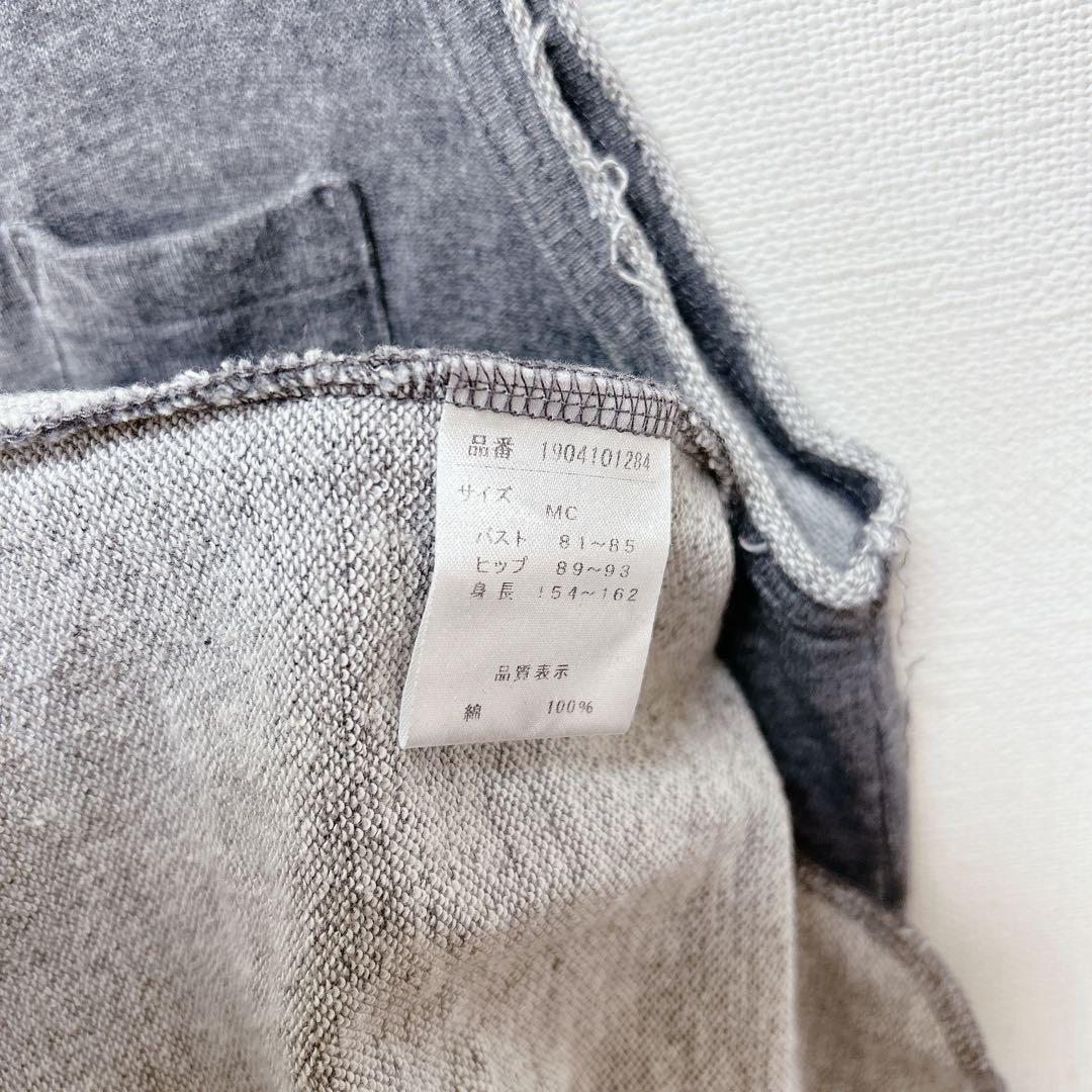 Cara カーラ ノースリーブロングワンピース スウェット 切りっぱなし — image 5