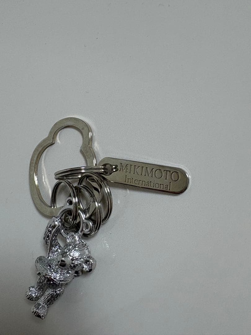 MIKIMOTO ミキモト　クマチャーム キーリング ベア 新品未使用品 — image 3