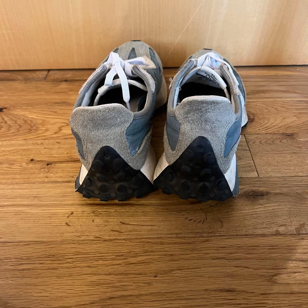 New Balance 327 グレー ブルー スニーカー　25.5 — image 4
