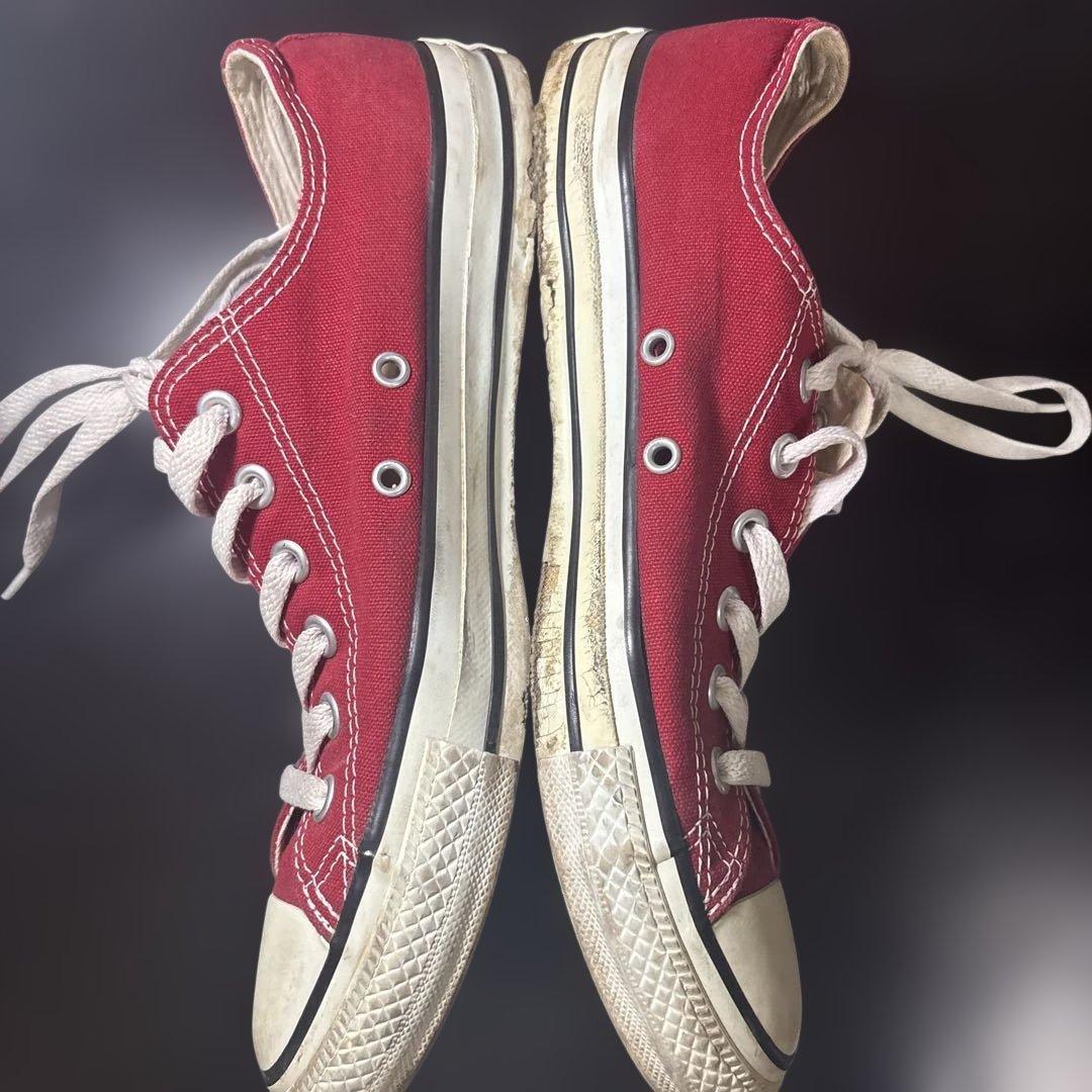 コンバース オールスター CONVERSE スニーカー 赤 レッド ox — image 3