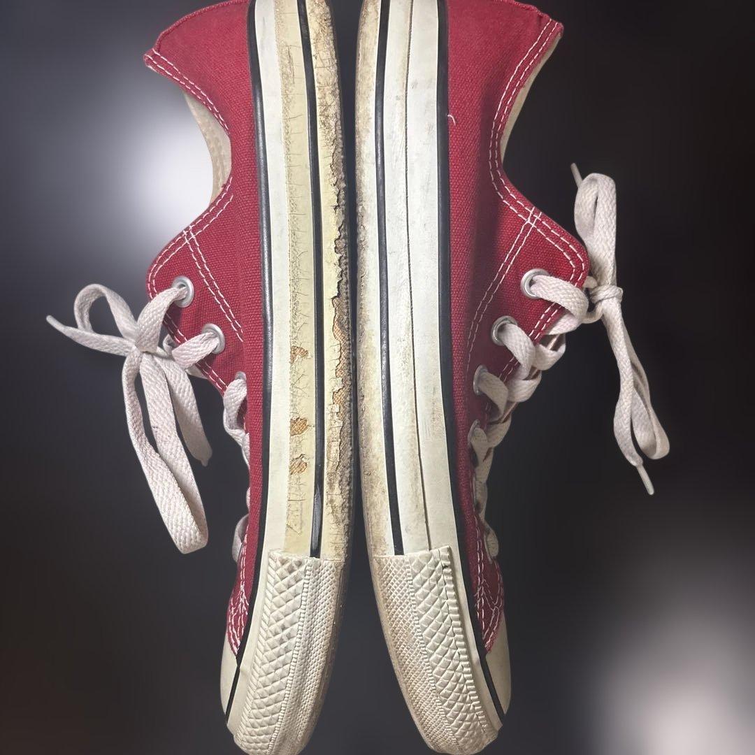 コンバース オールスター CONVERSE スニーカー 赤 レッド ox — image 4