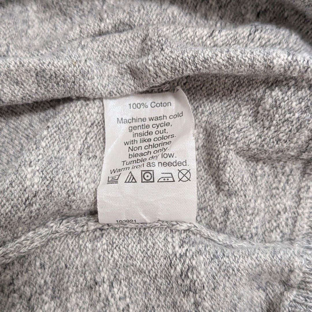 【J.CREW】メンズ 薄手ニット S ジェイクルー グレー クルーネック 綿 — image 5