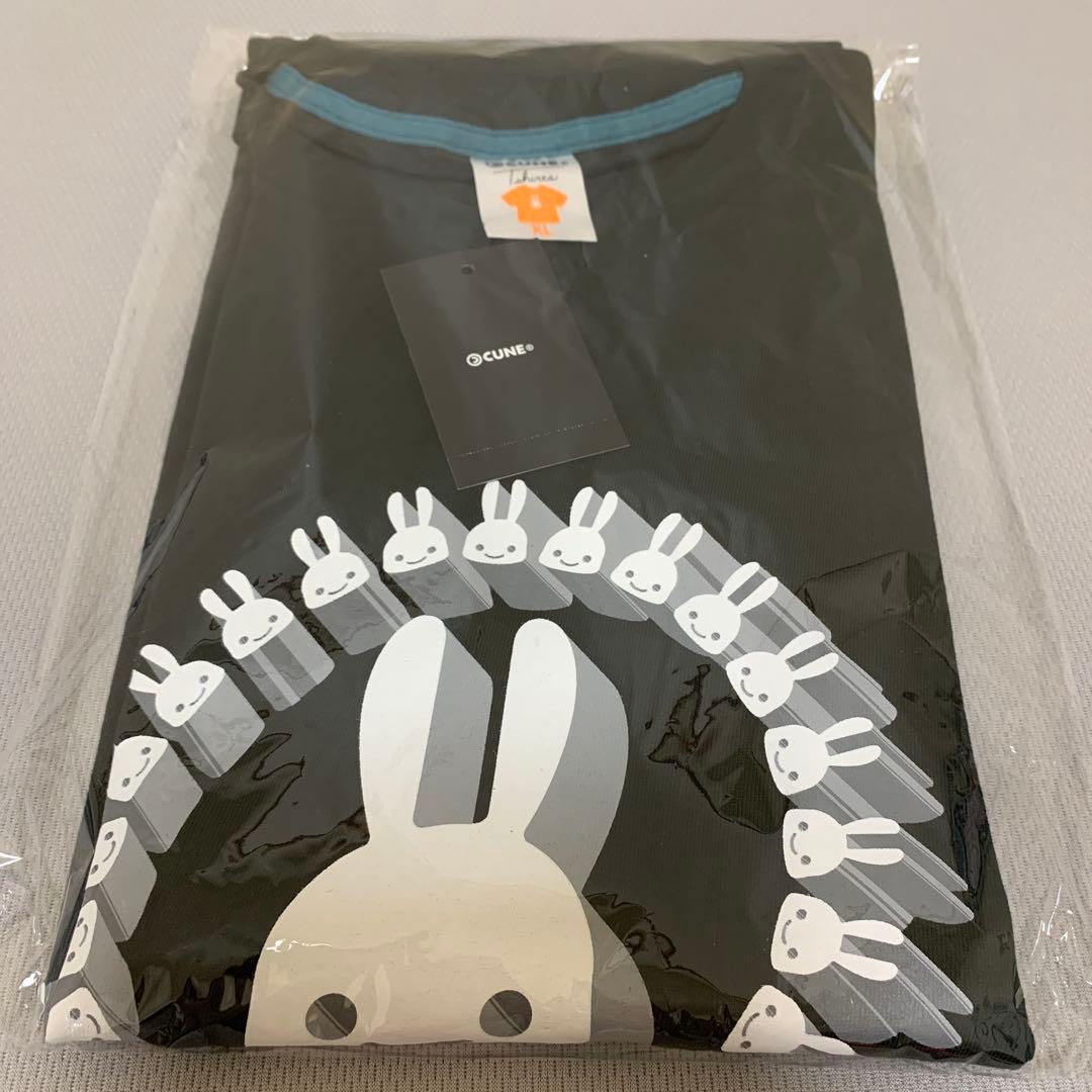 CUNE キューン　S/S Tee 立体 うさぎ Tシャツ　ブラック　XL — image 3