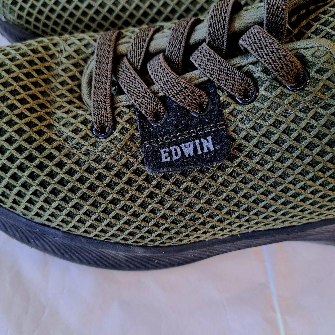 EDWIN メッシュ スニーカー カーキ — image 3