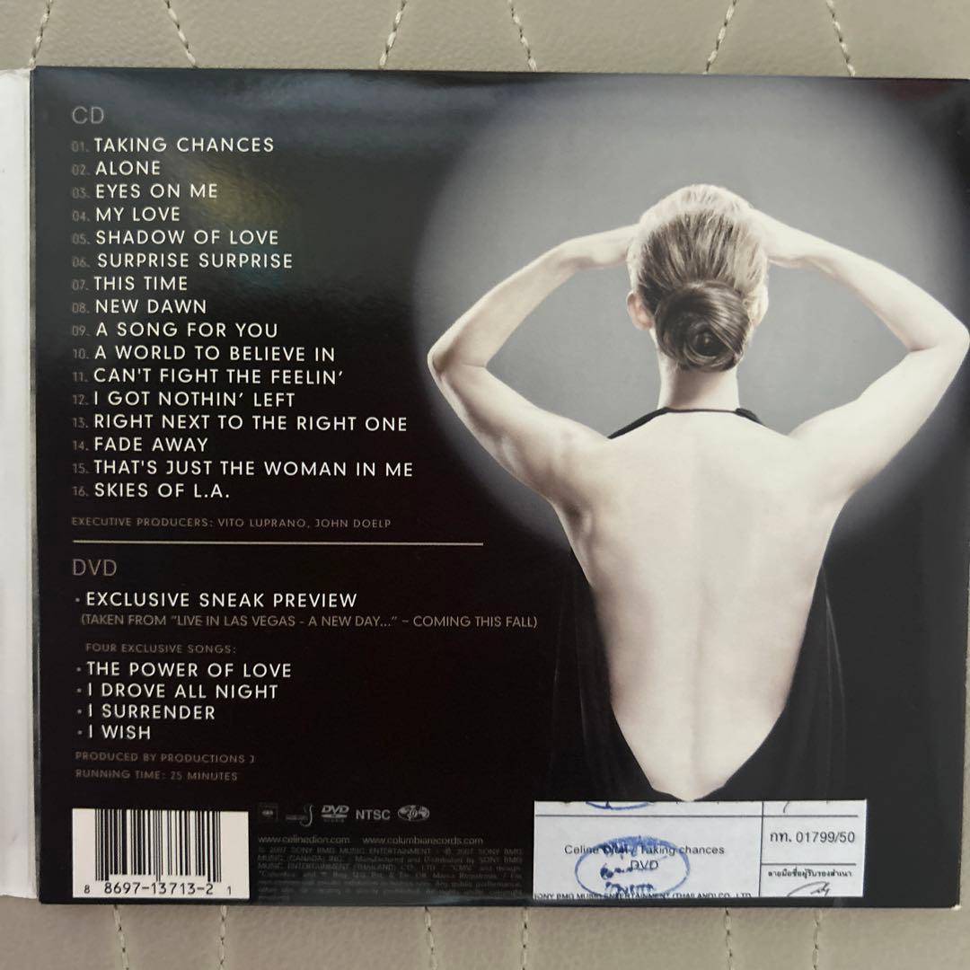 セリーヌ・ディオンTaking Chances CD/DVD（地域コード:タイ） — image 4