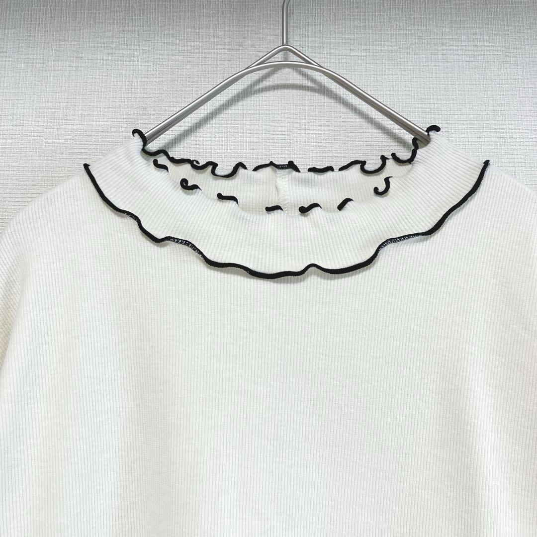sweet fleur 長袖Tシャツ　カットソー　ホワイト　L — image 3