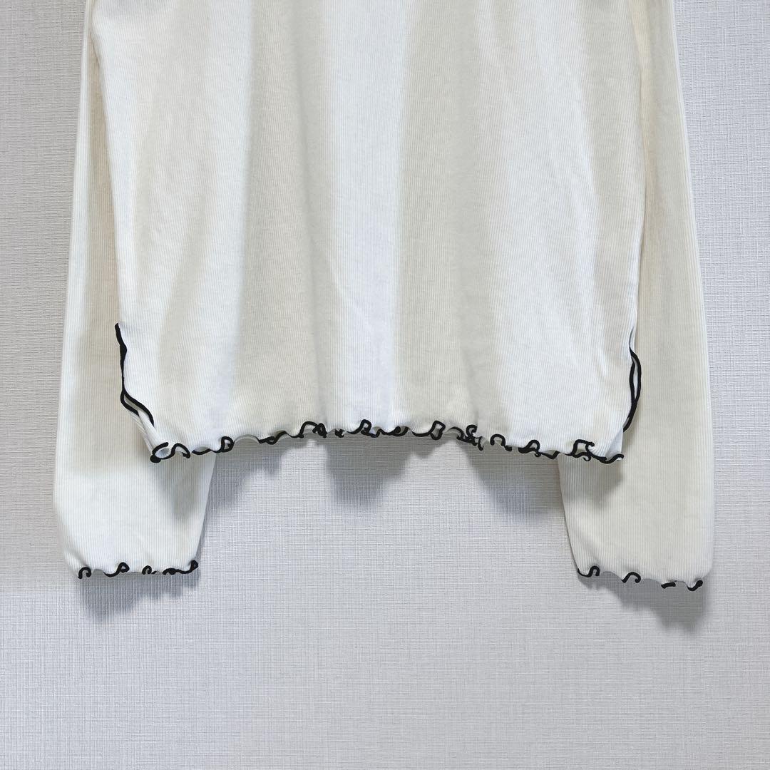 sweet fleur 長袖Tシャツ　カットソー　ホワイト　L — image 5