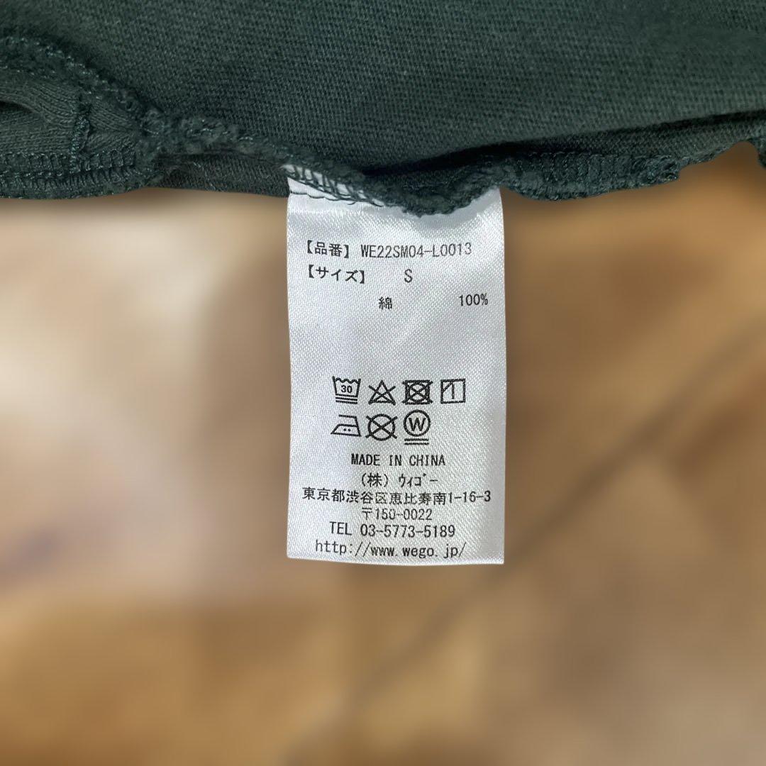 WEGO EHRLICH刺繍 Tシャツ S ダークグリーン【WEGO】 — image 3