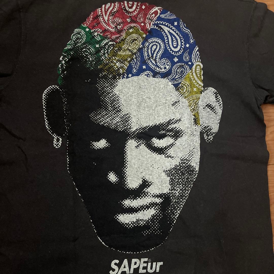 SAPEur ロッドマン Tシャツ ブラック XL — image 4