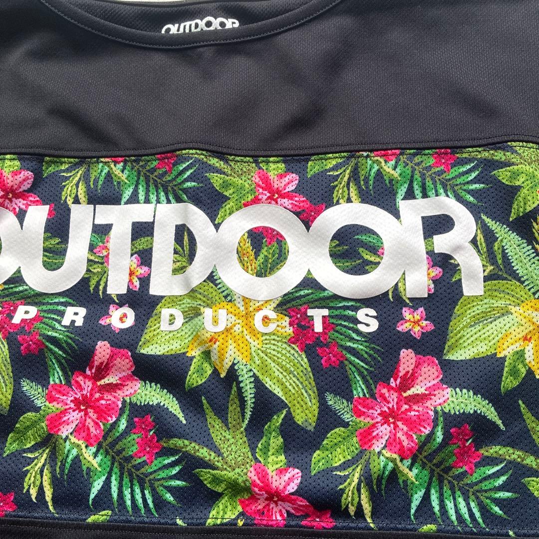 OUTDOOR PRODUCTS 半袖Tシャツ ボタニカル柄 Lサイズ — image 4