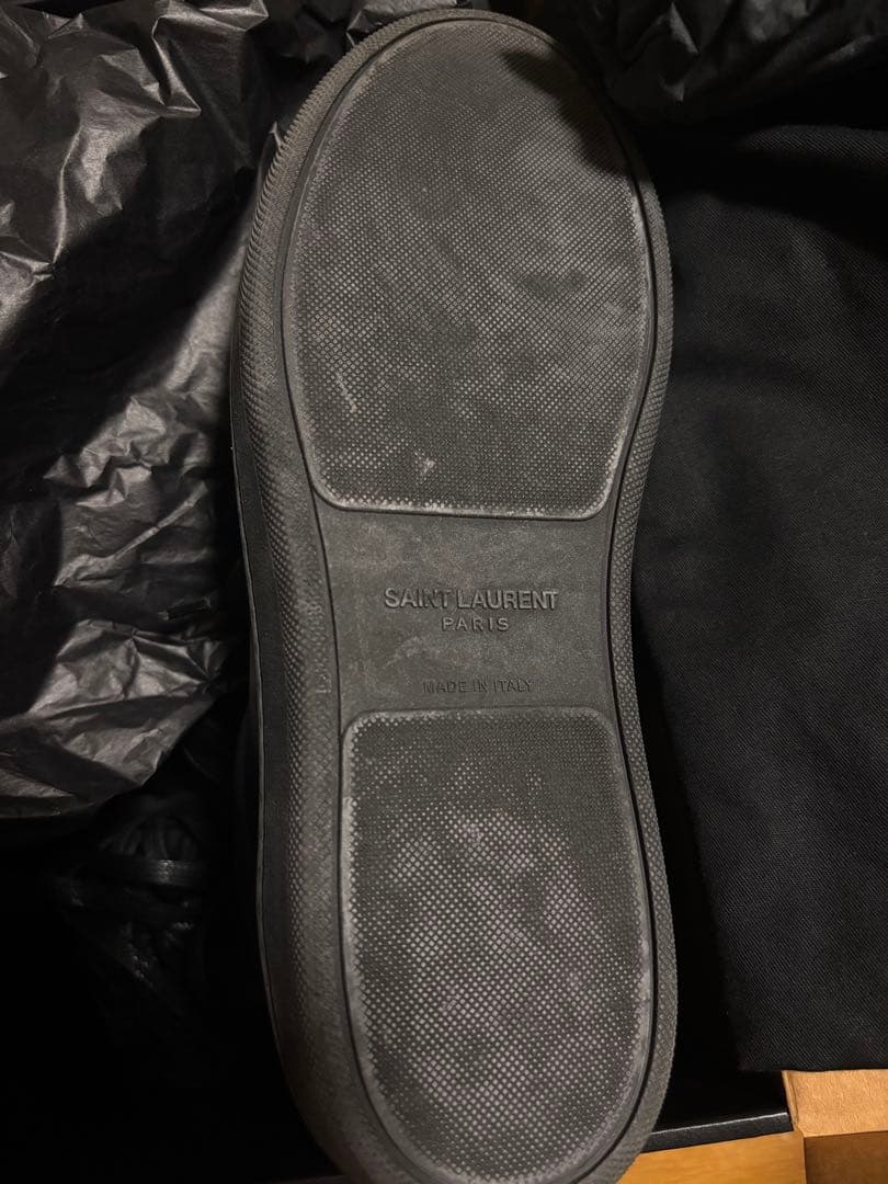 SAINT LAURENT ブラックスニーカー　39 — image 5