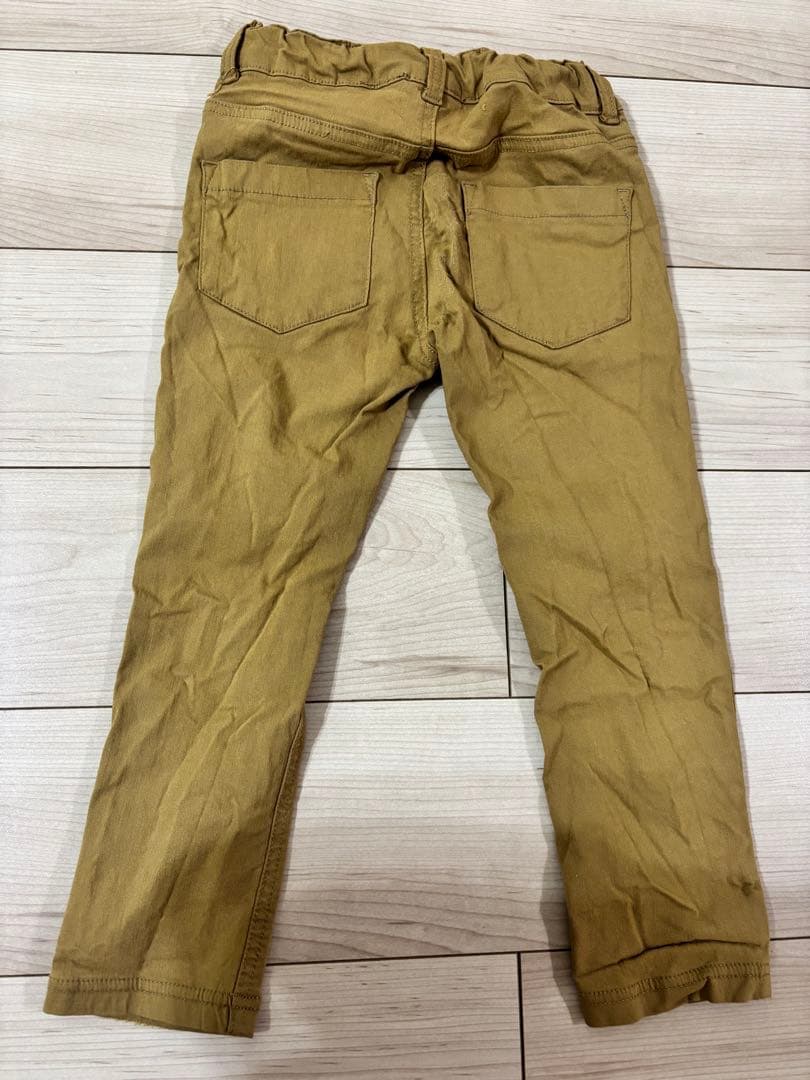 カーキ色スリムフィットパンツ110cm — image 2