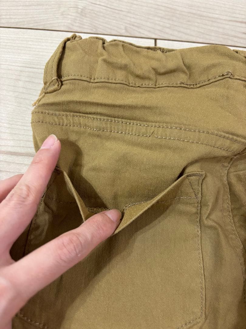 カーキ色スリムフィットパンツ110cm — image 3