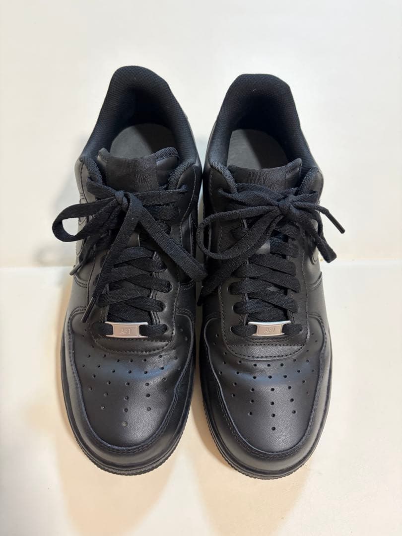 NIKE エアフォース1 オールブラック — image 4