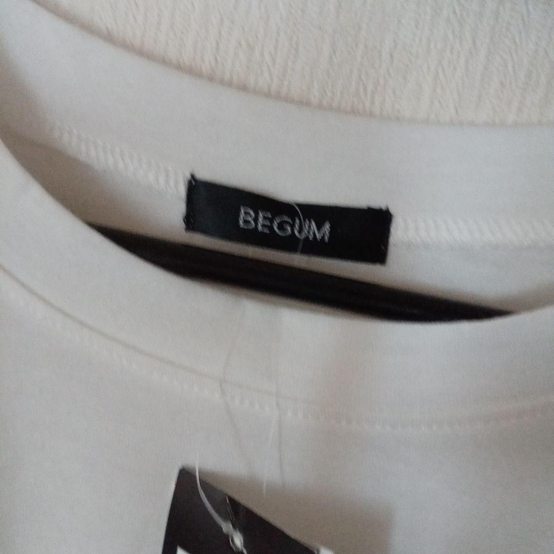 BEGUM 長袖 ロゴTシャツ ホワイト 新品 — image 2
