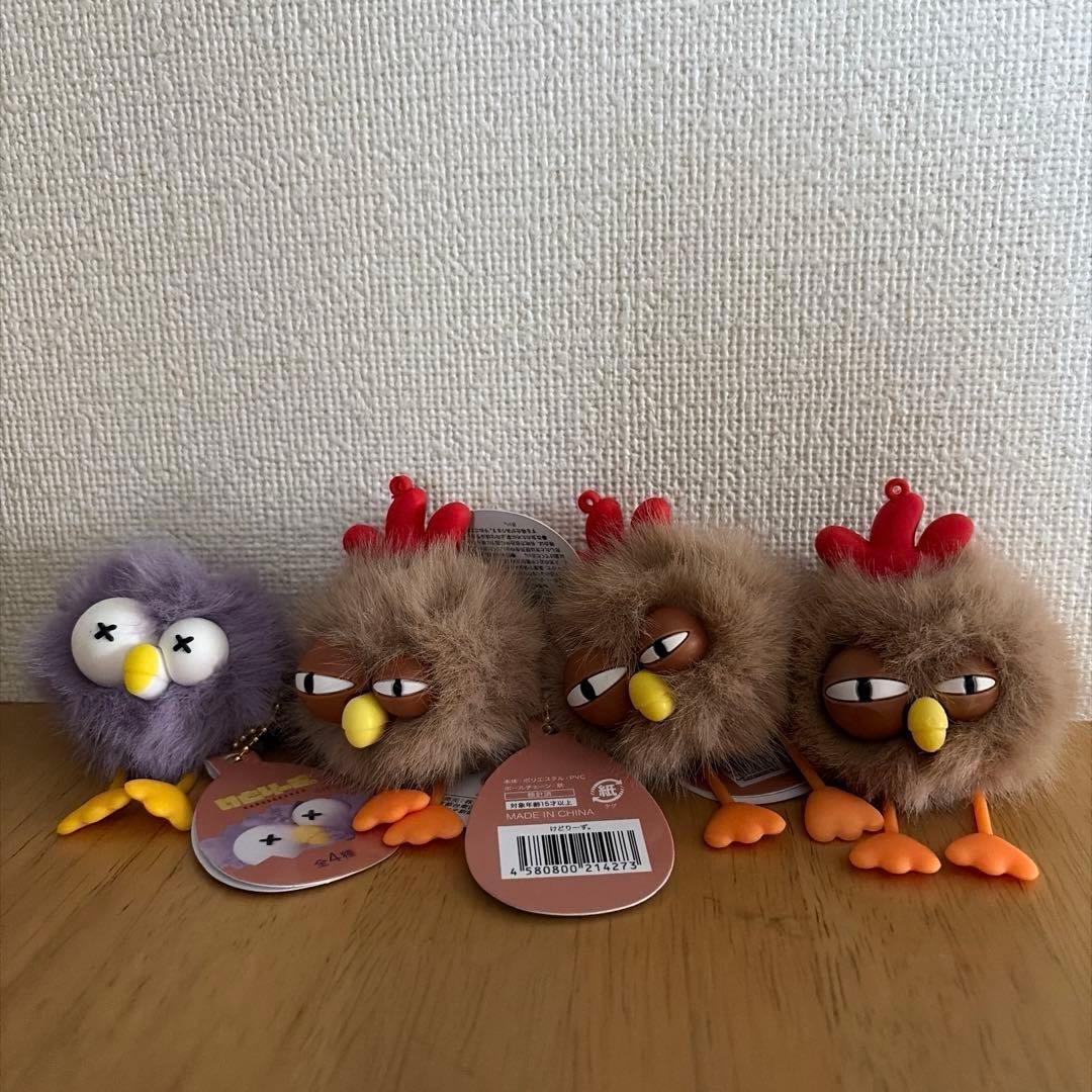☆新品☆ けどりーず　　からあげ。　べにぃも。　2種　4個　かわいい　ぬいぐるみ — image 2