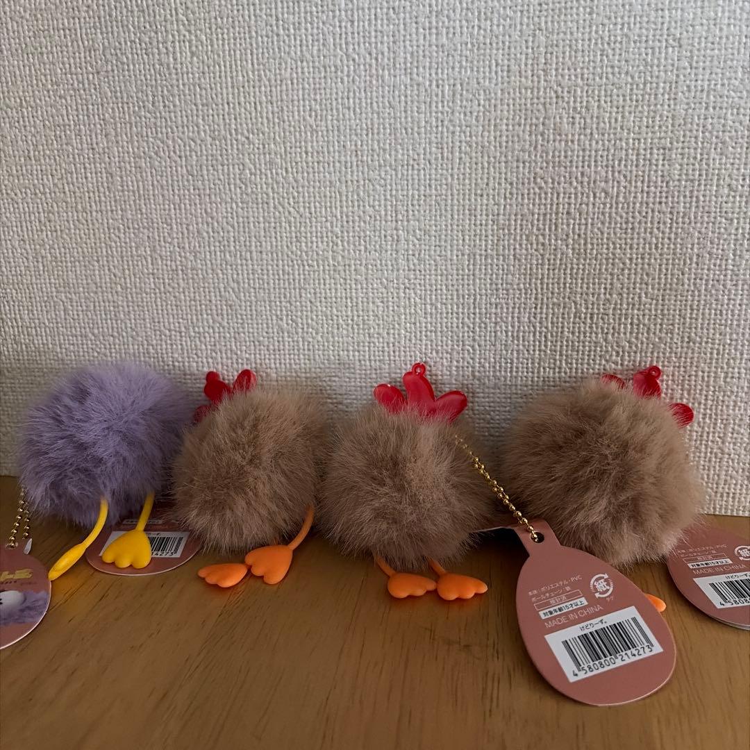 ☆新品☆ けどりーず　　からあげ。　べにぃも。　2種　4個　かわいい　ぬいぐるみ — image 3