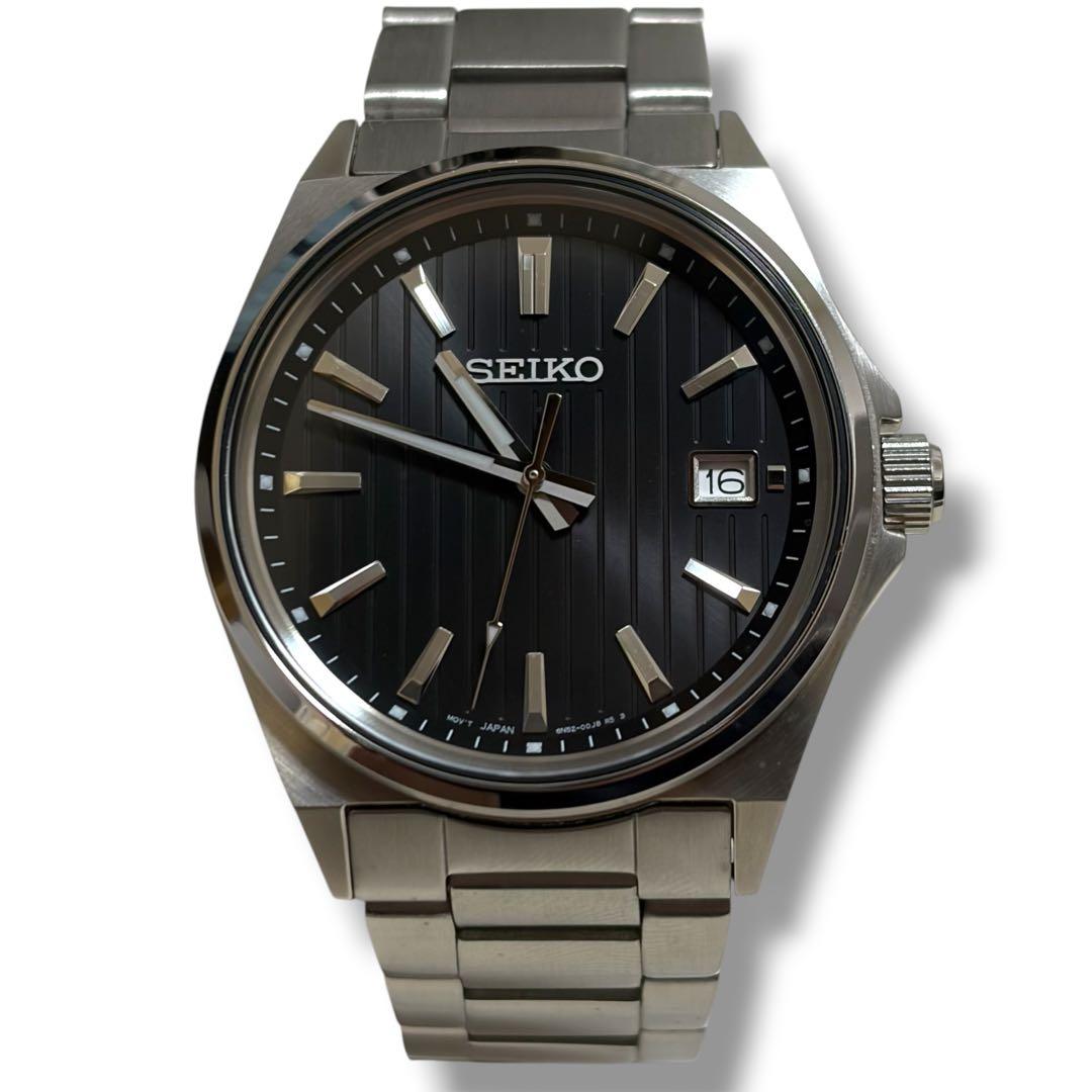 極美品　SEIKO SBTH005 腕時計　アナログ クォーツ　シルバー　黒 — image 2