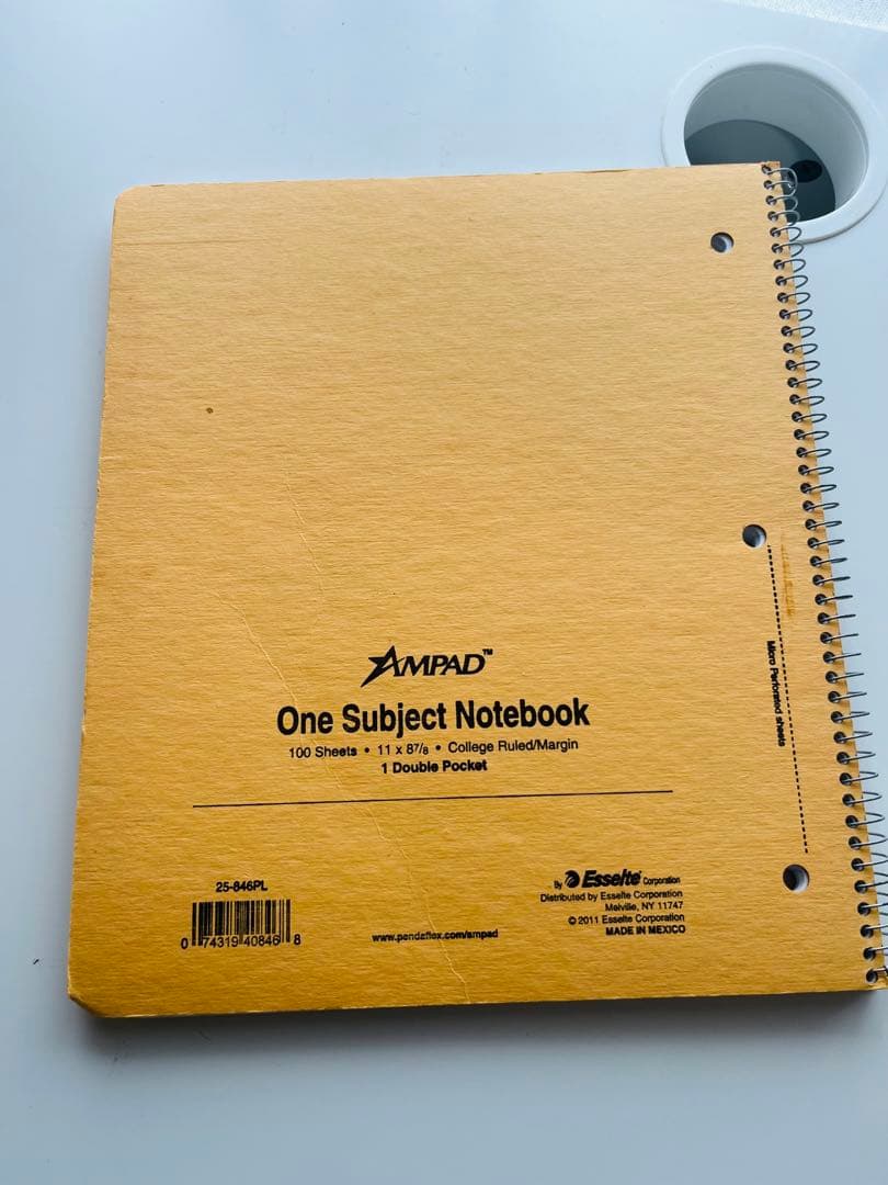 オレゴン大学 スパイラルノート 未使用 2011年 USA購入品 — image 2