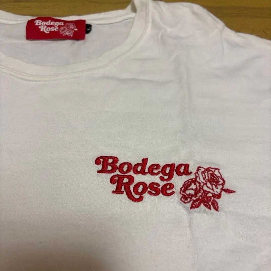 Bodega Rose ボデガローズ Tシャツ ホワイト Lサイズ 古着 — image 2