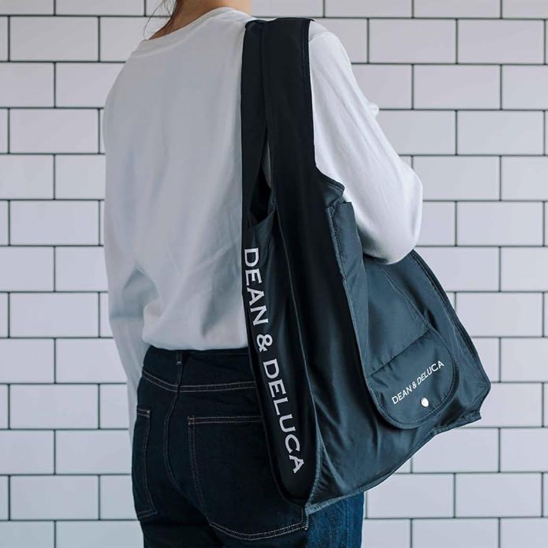 【新品未使用】DEAN & DELUCA 折りたたみエコバッグ ブラック — image 2
