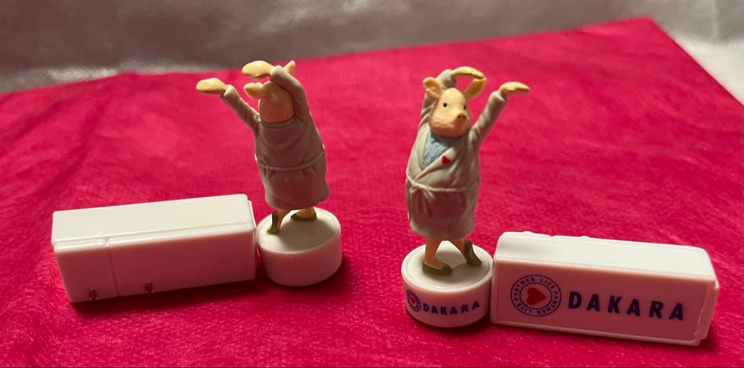 2007年 DAKARA ノベルティーグッズ 豚 ピグリン ３種類5個 — image 4