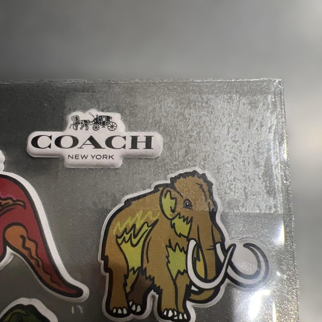COACH 恐竜 マンモス ステッカー シール セット レア 希少 — image 3