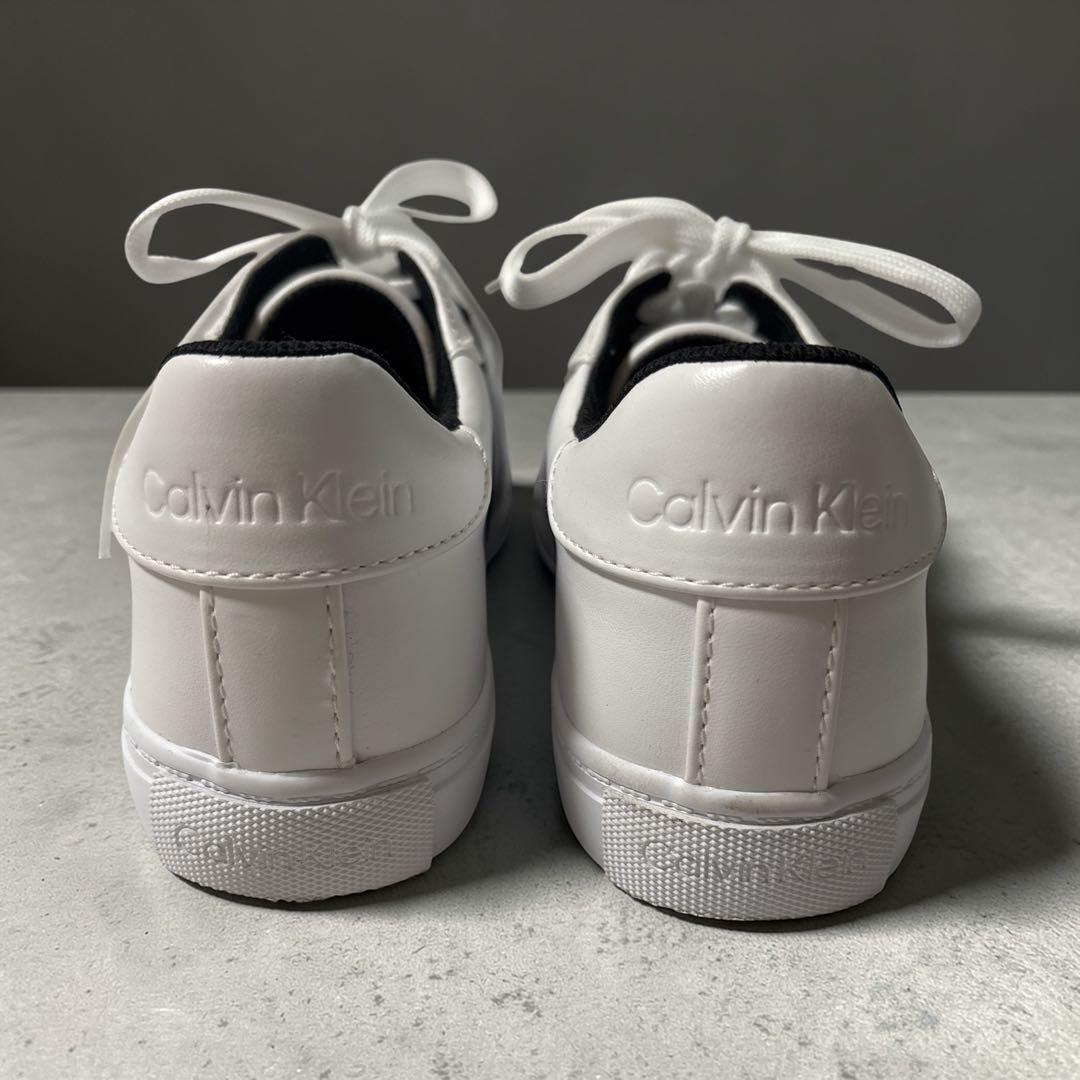 カルバンクラインCK ホワイト スニーカー23.5㎝ロゴcalvin klein — image 3