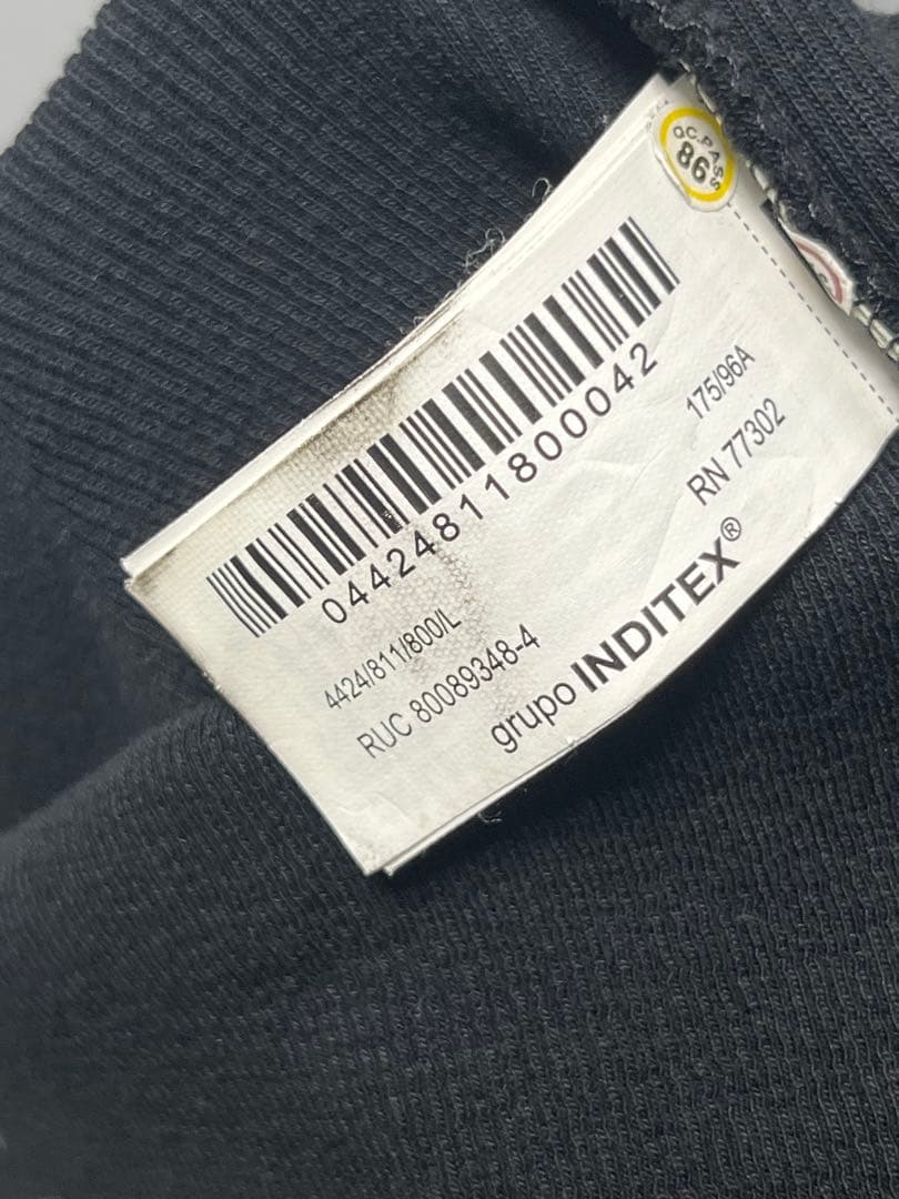 【ZARA】リブ編みロングスリーブTシャツ カットソー【L】 — image 2