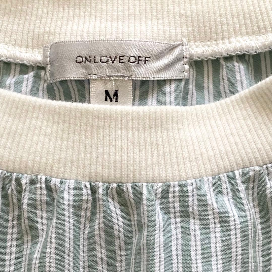 ON LOVE OFF プルオーバーシャツ ストライプ カジュアル — image 3