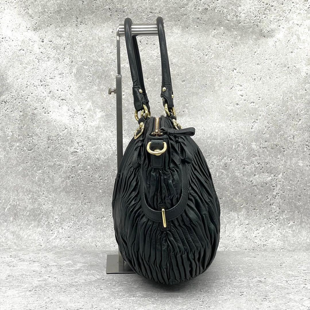 COACH Bag Madison Gathered Leather Black — image 3